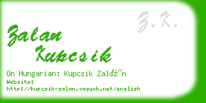 zalan kupcsik business card